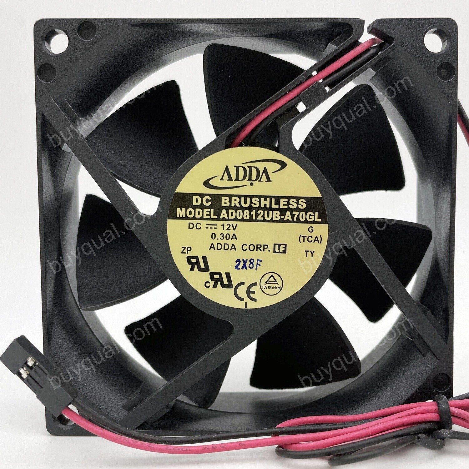 ADDA AD0812UB-A70GL 12V 0.3A 2wires Cooling Fan ADDA AD0812UB-A70GL 12V 0.3A 2wires Cooling Fan